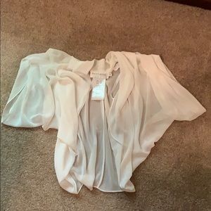 David’s bridal Chiffon Bolero Jacket